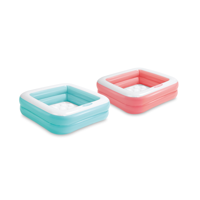 Надувной бассейн INTEX «Малыш» 57100, 85×85×23 см, зелёный